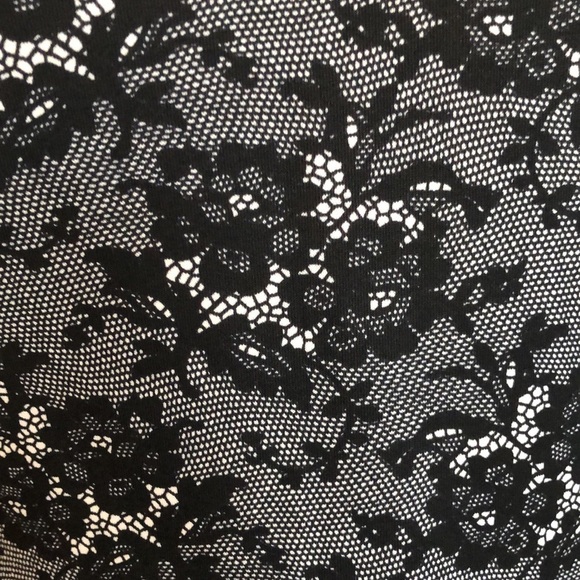 ANDREA Missy Women's Large Black and White Ruffle Drop Waist Dress Witchy NEW‎ - Picture 3 of 10